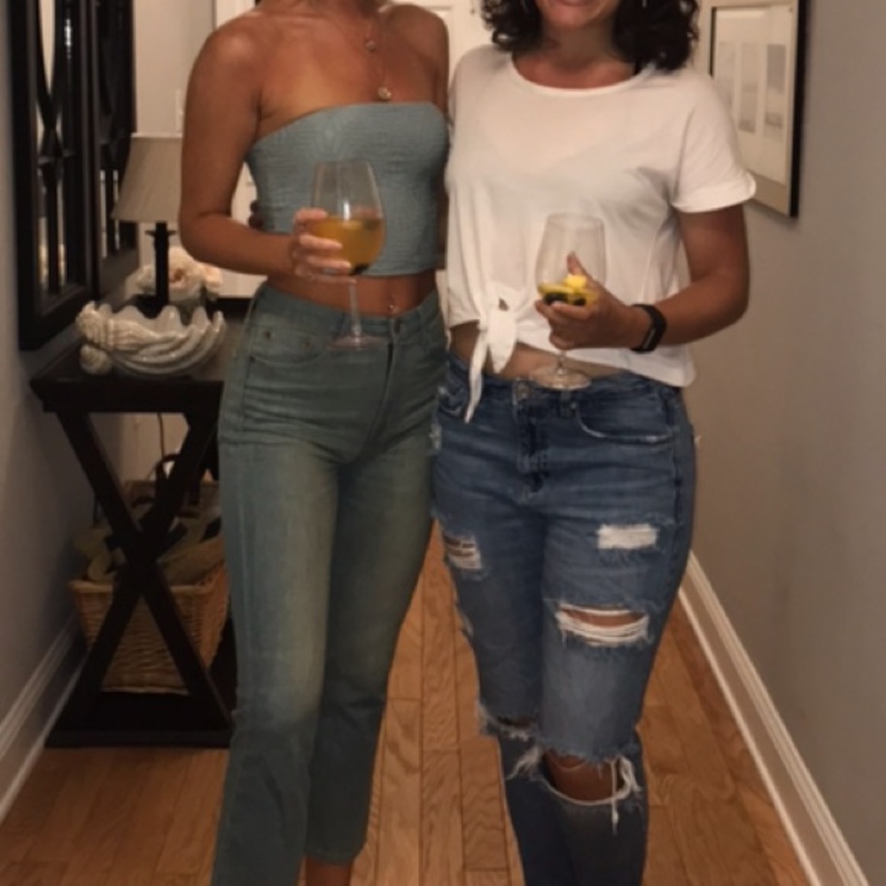 Blue Tube Top